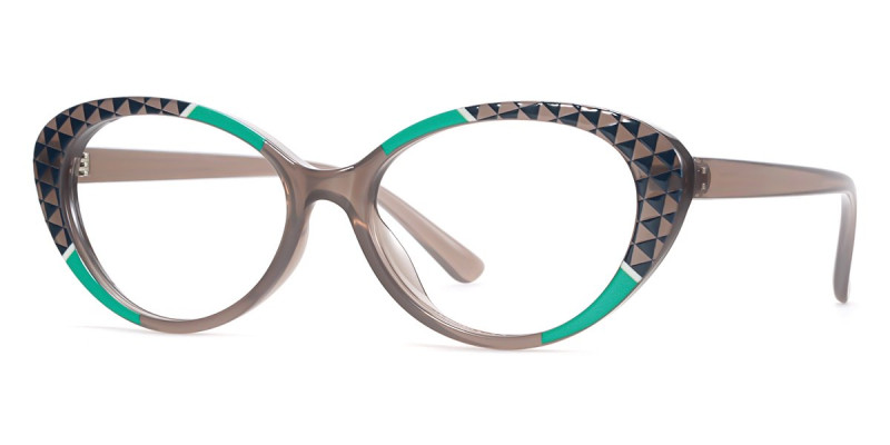 Oval Gray Frame
