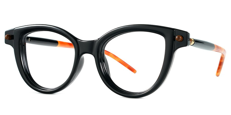 Round Black Frame