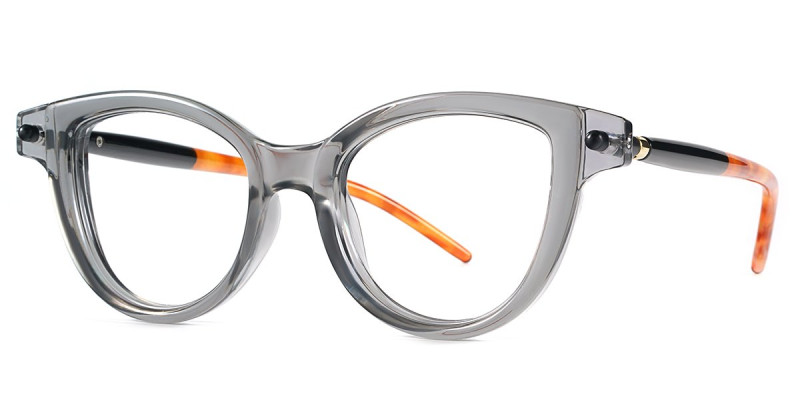 Round Gray Frame