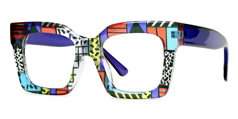 Square Blue Frame