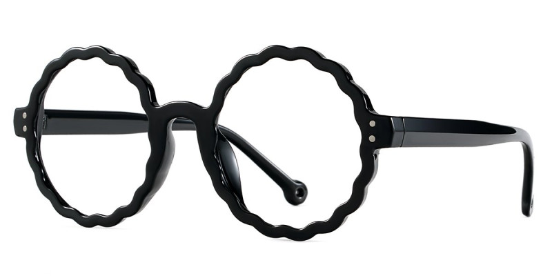 Round Black Frame