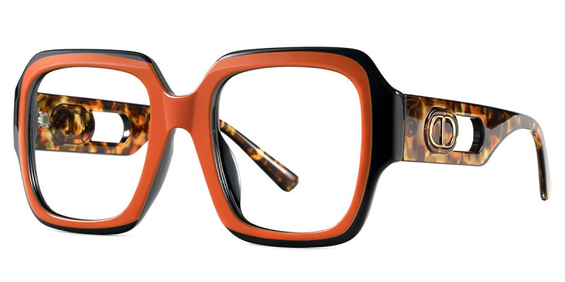 Square Orange Frame