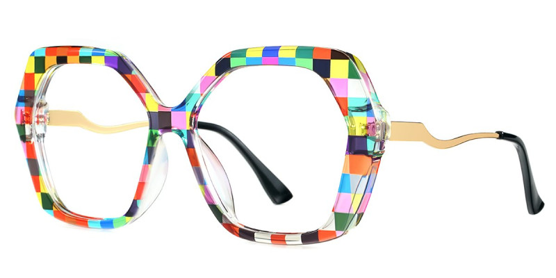 Geometric Multicolor Frame