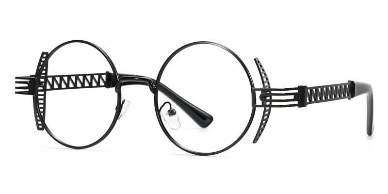 Round Black Frame
