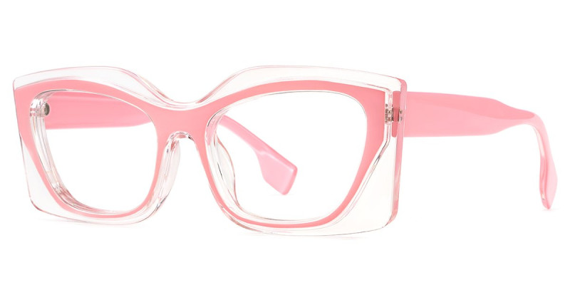 Geometric Pink Frame