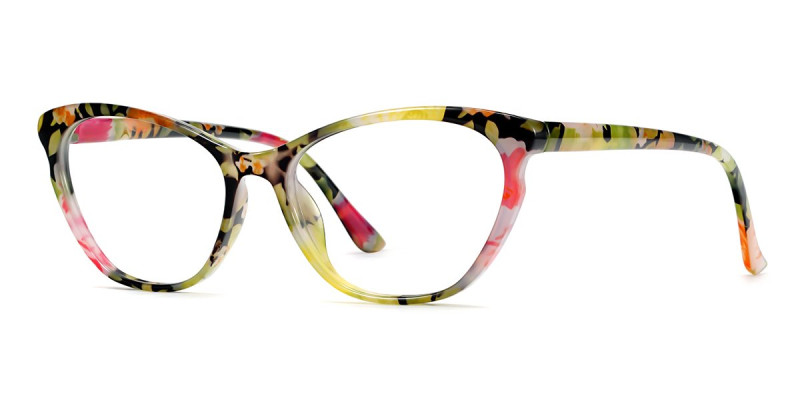 Cateye Floral Frame