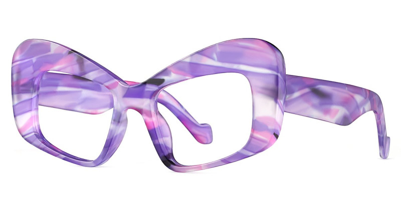 Cateye Purple Frame