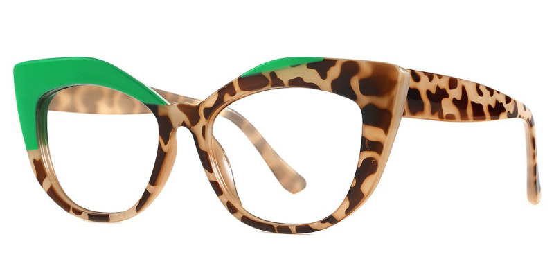 Cateye Green Frame