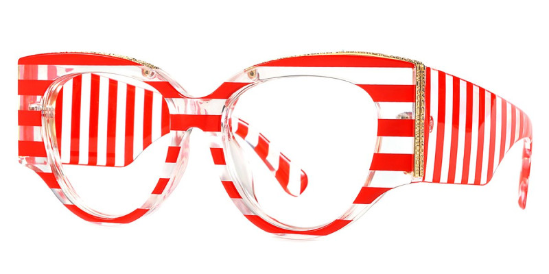 Cateye Red Frame