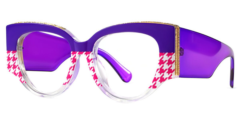 Cateye Purple Frame