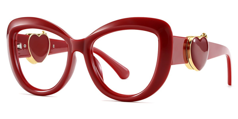 Cateye Red Frame