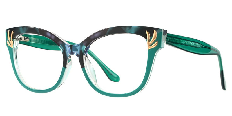 Cateye Green Frame