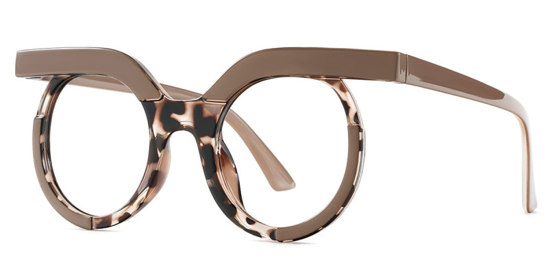 Round Brown Frame