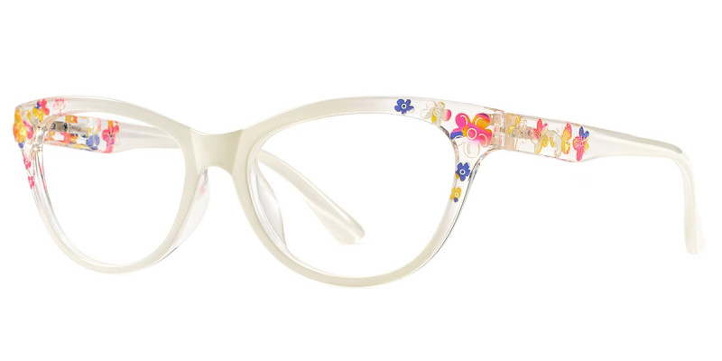 Cateye White Frame