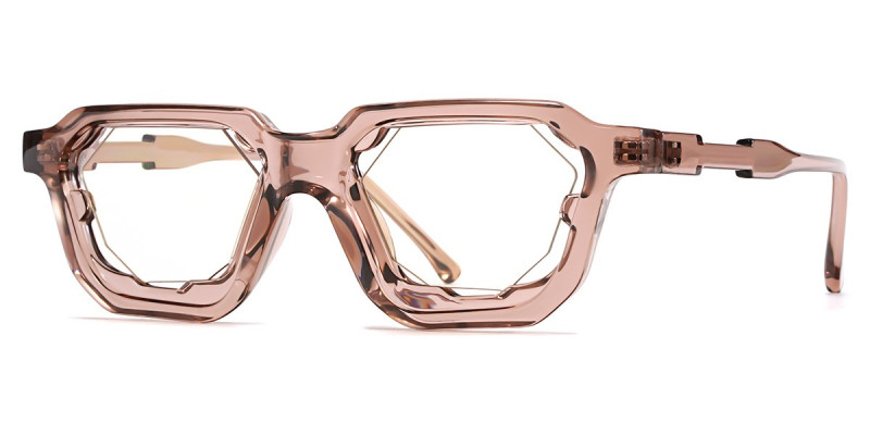 Geometric Pink Frame