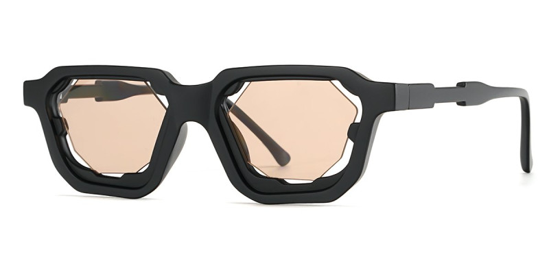 Geometric Black Sunglasses
