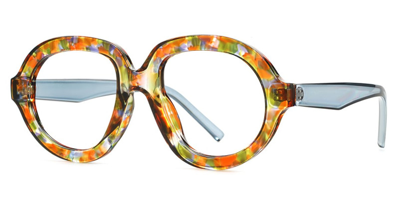 Oval Floral Frame