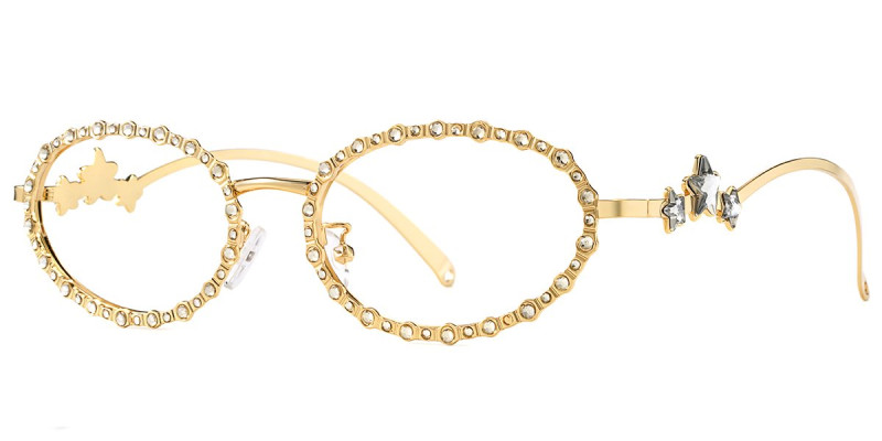 Oval Gold Frame