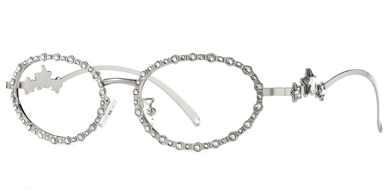 Oval Silver Frame