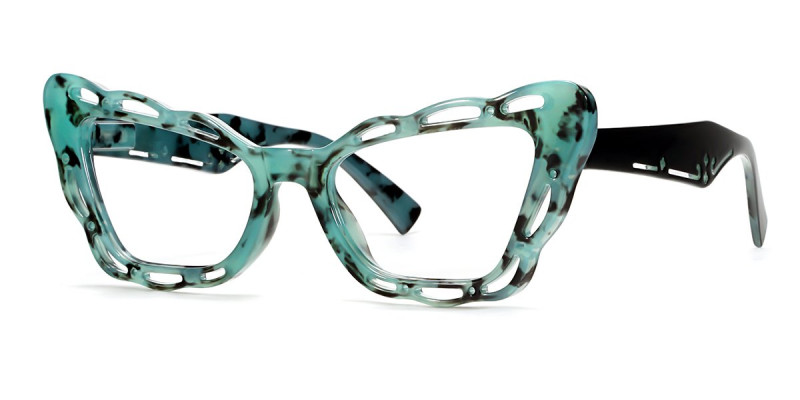 Cateye Green Frame