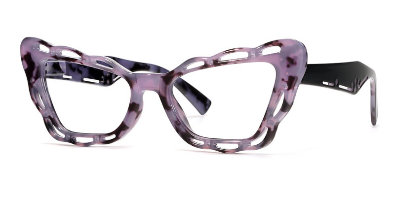 Cateye Purple Frame