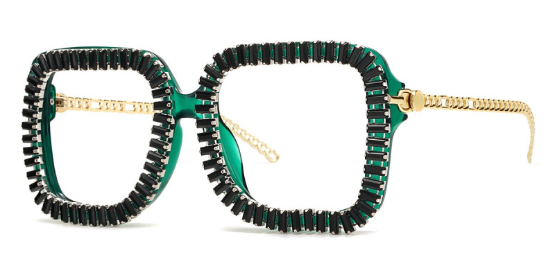 Square Green Frame