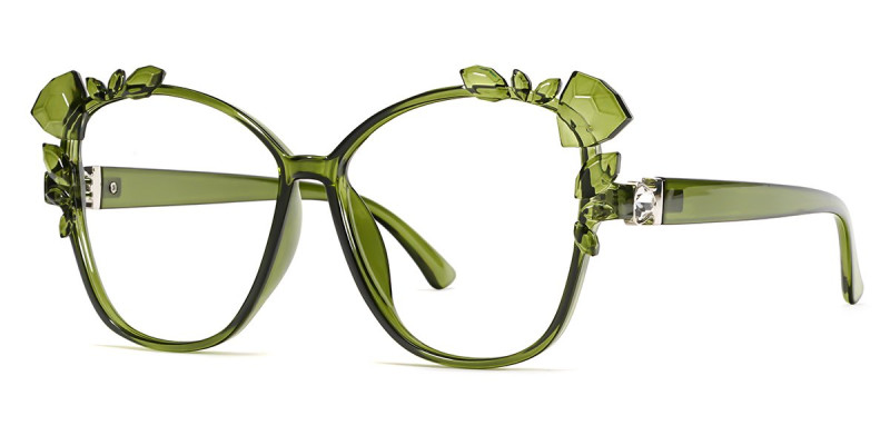 Cateye Green Frame
