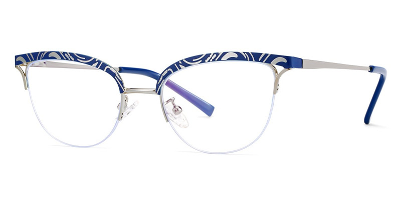 Browline Blue Frame