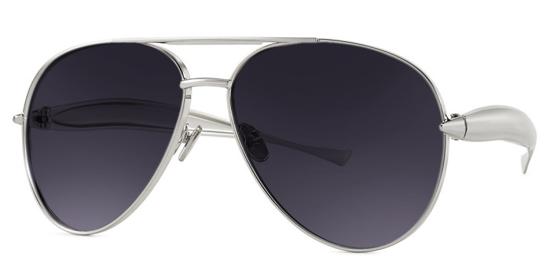 Aviator Silver Sunglasses