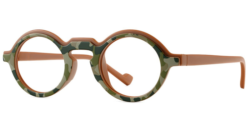 Round Green Frame