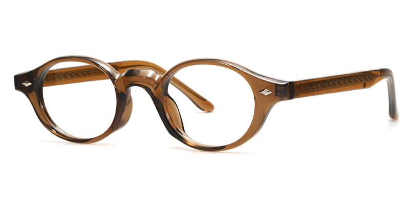 Round Brown Frame
