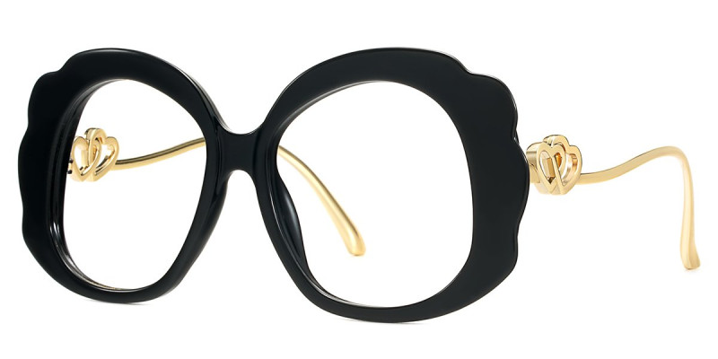 Round Black Frame