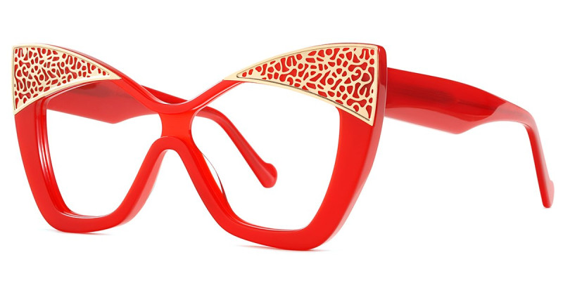 Cateye Red Frame