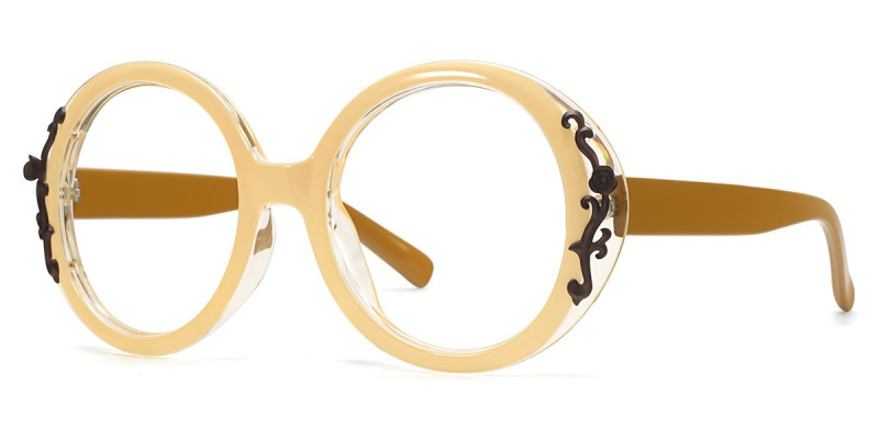 Round Brown Frame
