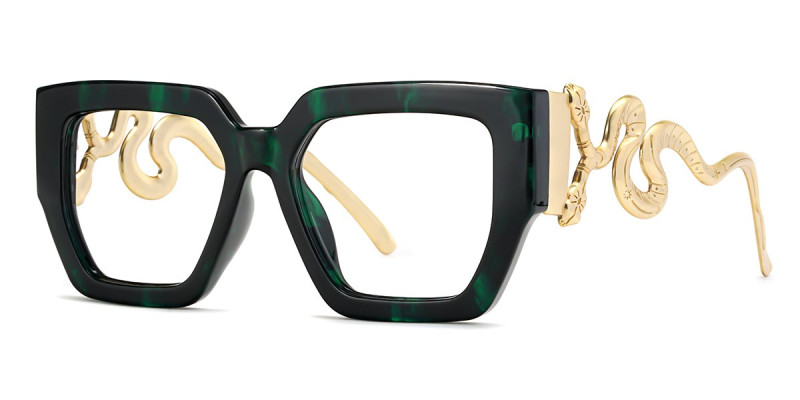 Square Green Frame