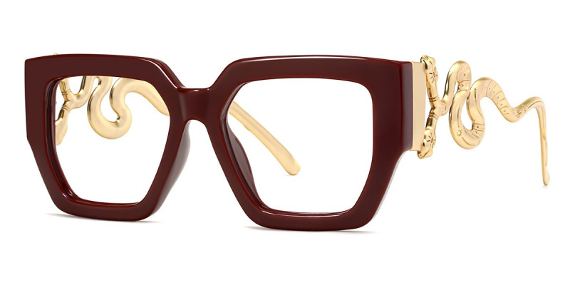 Square Red Frame