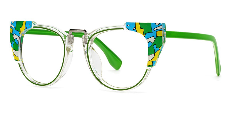 Cateye Green Frame