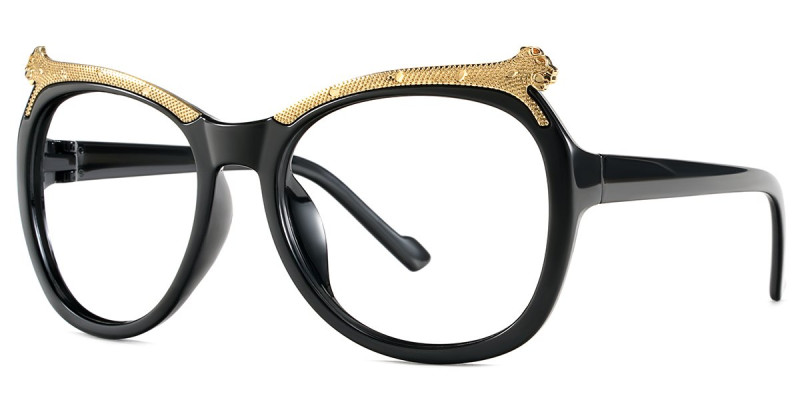 Round Black Frame