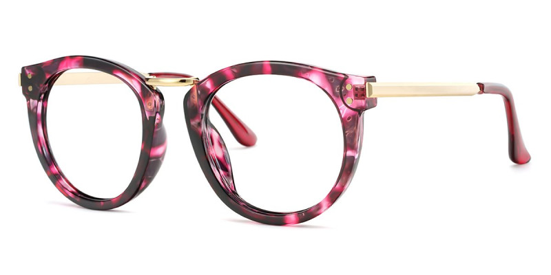 Round Purple Frame