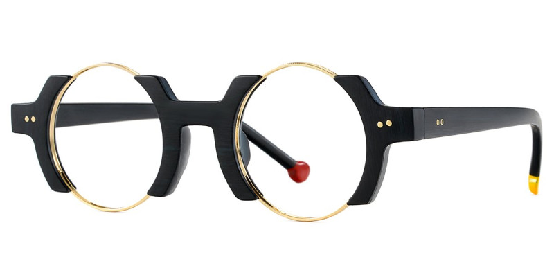 Round Black Frame