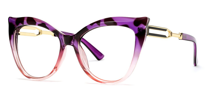 Cateye Purple Frame