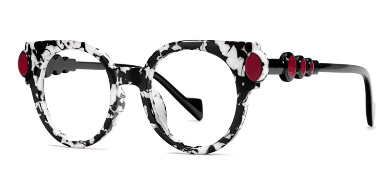 Round Black Frame