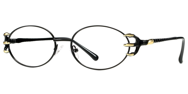 Oval Black Frame