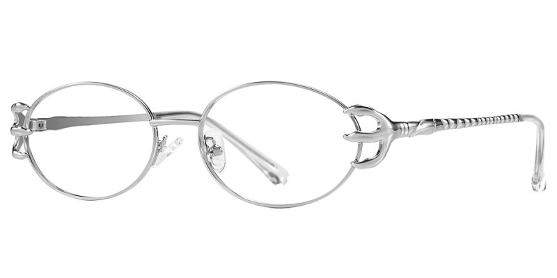Oval Silver Frame