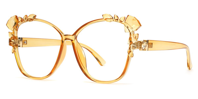 Cateye Yellow Frame