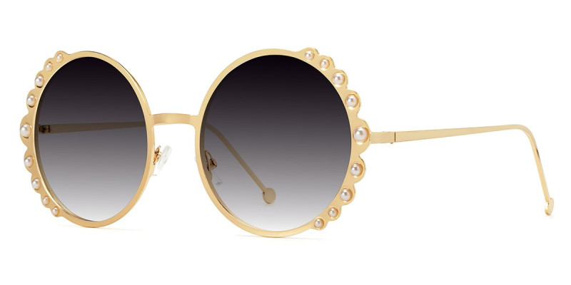 Round Gray Sunglasses