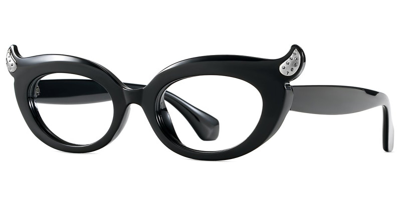 Oval Black Frame