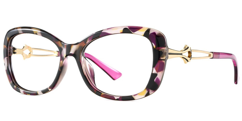 Oval Floral Frame