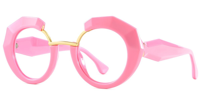 Round Pink Frame