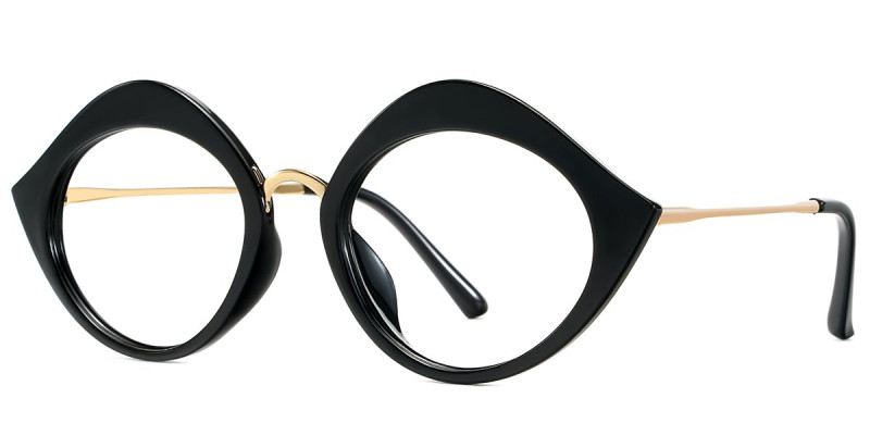 Round Black Frame